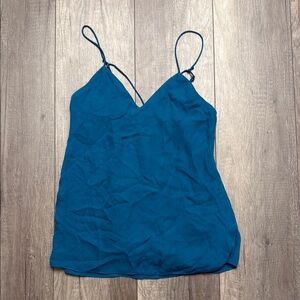 Haute Hippie Fitted Blue Camisole Top